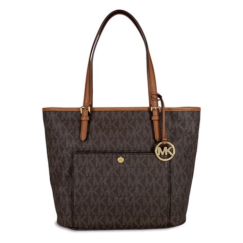 michael michael kors jet set item large snap pocket tote